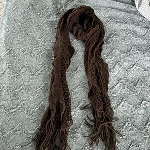 Long brown scarf